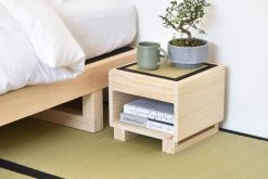 Mirage Bedside Table -Cozy Home Shop FC Mirage Bedside Table LS KS