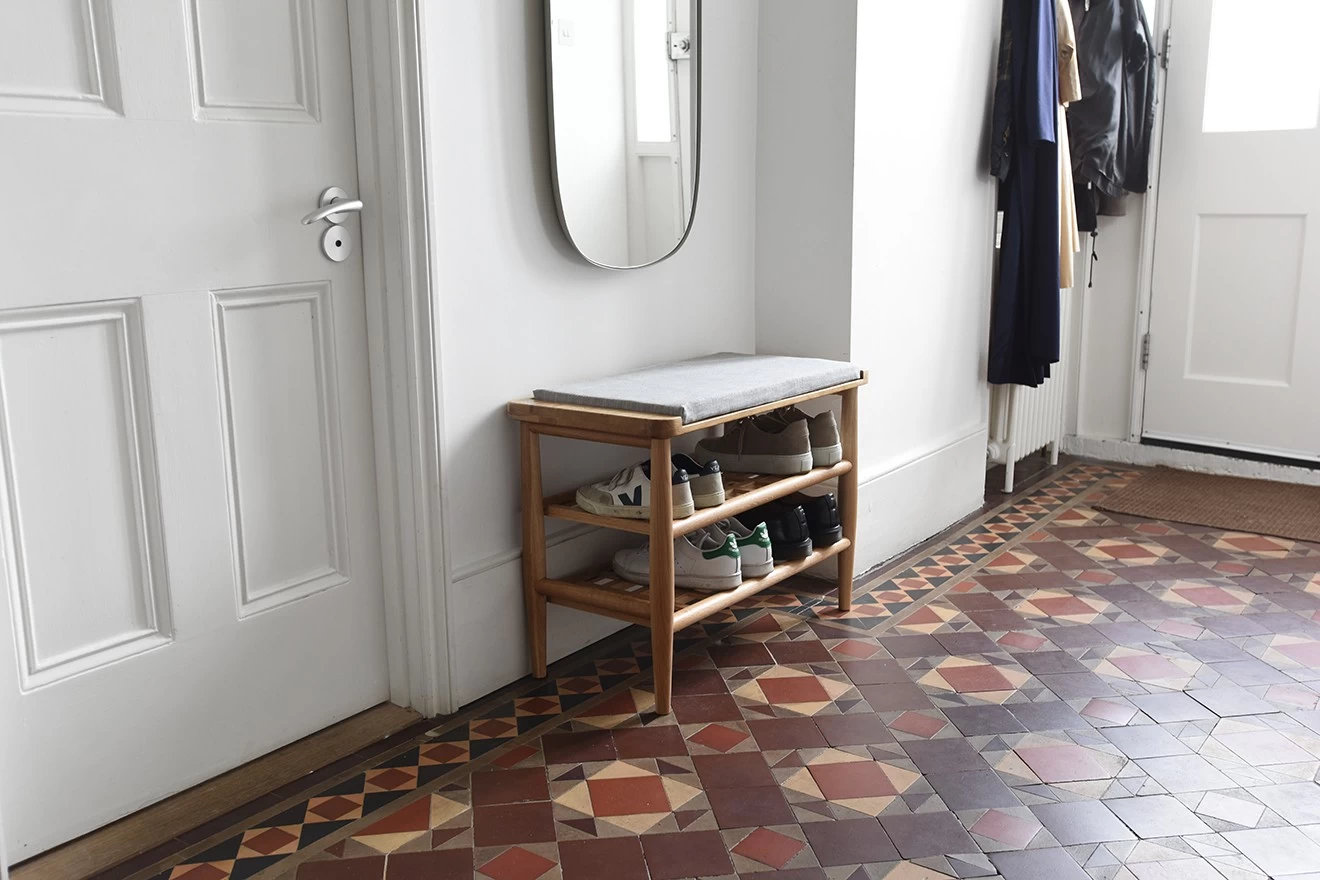 Oak Nesta Shoe Bench 10 Oak Nesta Shoe Bench - Image 10