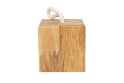 Oak Cube Doorstop -Cozy Home Shop FC Oak Cube Doorstop 1