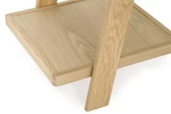 Oak Leaning Laya Low Bedside Table -Cozy Home Shop FC Oak Laya Low Bedside Table 6