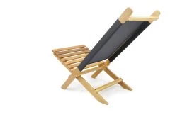 Oak Mini Deck Chair (Dark Charcoal) -Cozy Home Shop FC Oak Mini Deck Chair Dark Charcoal 4 9m5a 0v