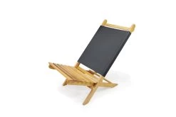 Oak Mini Deck Chair (Dark Charcoal) -Cozy Home Shop FC Oak Mini Deck Chair Dark Charcoal 8 9gdt qv