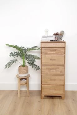 Oak Narrow Vanity Chest Of Drawers 21 Oak Narrow Vanity Chest Of Drawers -Cozy Home Shop FC Oak Narrow Vanity Chest of Drawers 18