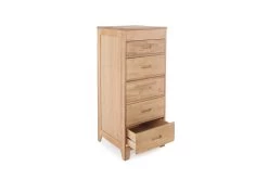 Oak Narrow Vanity Chest Of Drawers 16 Oak Narrow Vanity Chest Of Drawers -Cozy Home Shop FC Oak Narrow Vanity Chest of Drawers 1