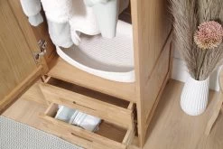 Oak Narrow Wardrobe 25 Oak Narrow Wardrobe -Cozy Home Shop FC Oak Narrow Wardrobe 20