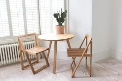Swivel & Flip Dining Table -Cozy Home Shop FC Oak Swivel Flip Diner CP 2