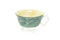 Okama Mug (Green Whorls)