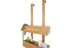 Overdoor Oak Caddy -Cozy Home Shop FC Overdoor Oak Caddy 6