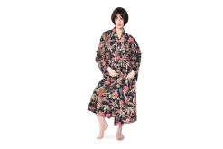 Paradise Robe (Midnight Blue) -Cozy Home Shop FC Paradise Bathrobe Midnight Blue 4