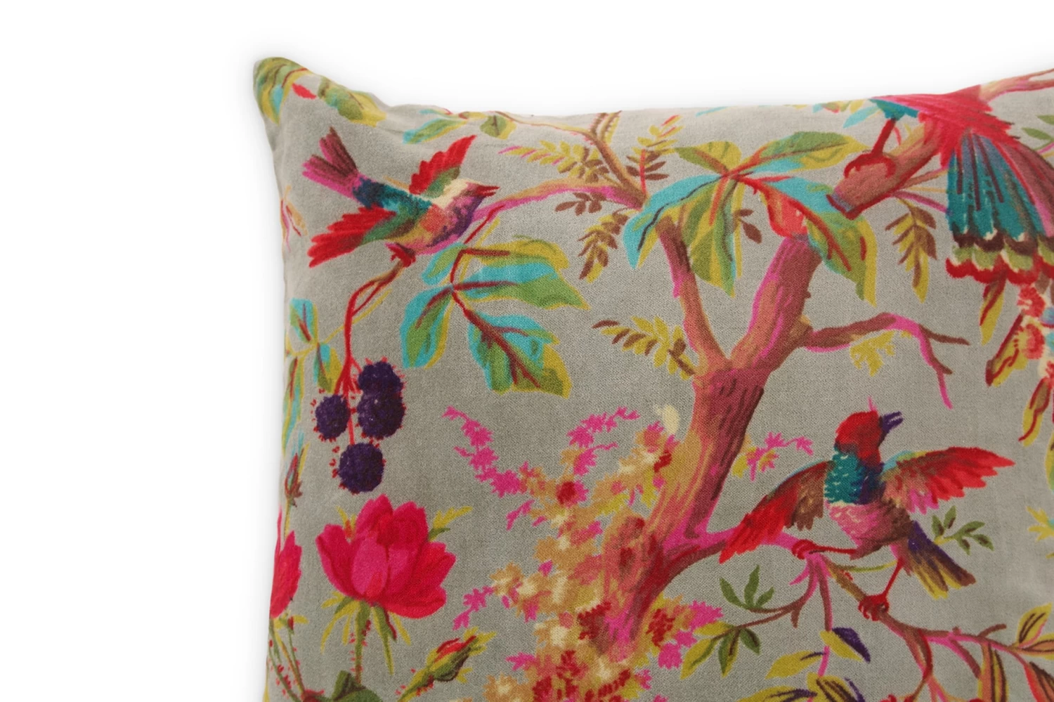 Velvet Paradise Cushion 45x45cm (Olive Green) 3 Velvet Paradise Cushion 45x45cm (Olive Green) - Image 3