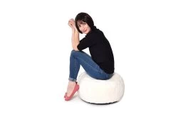 Faux Sheepskin Inflatable Footstool 7 Faux Sheepskin Inflatable Footstool -Cozy Home Shop FC Sheepskin Inflatable Footstool