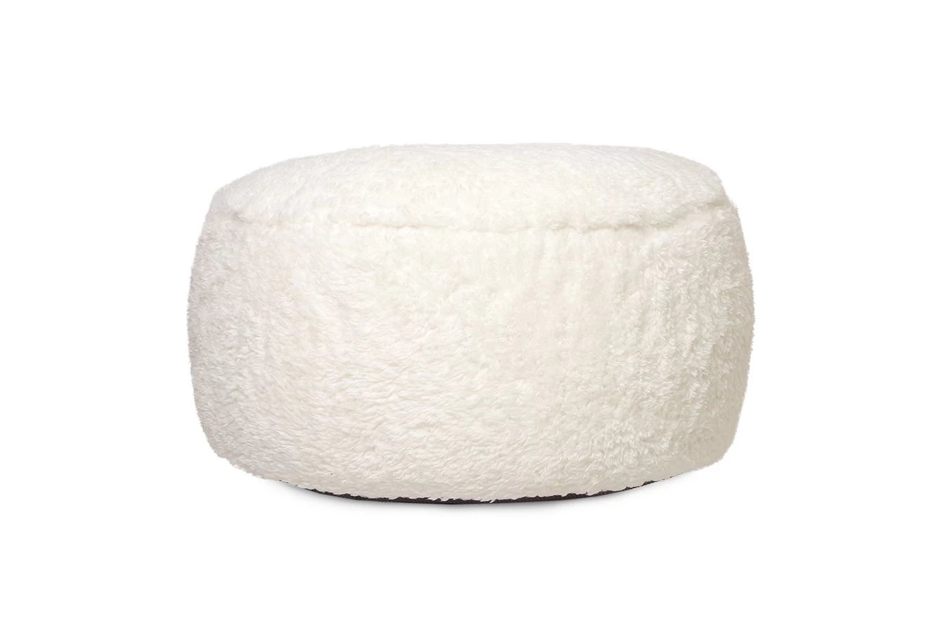 Faux Sheepskin Inflatable Footstool 1 Faux Sheepskin Inflatable Footstool