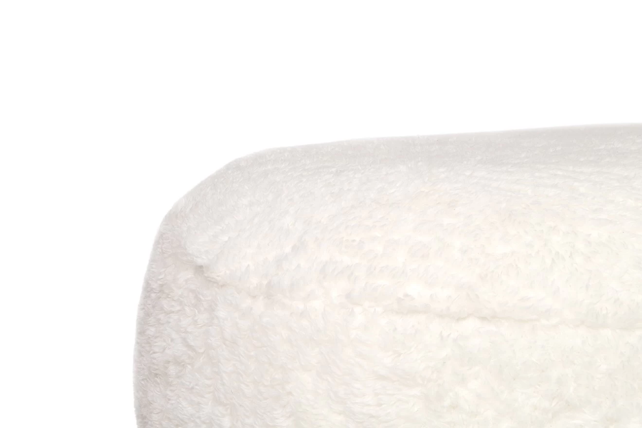 Faux Sheepskin Inflatable Footstool 2 Faux Sheepskin Inflatable Footstool - Image 2