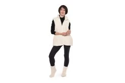 Faux Sheepskin Fur Gilet (Natural) -Cozy Home Shop FC Sheepskin Socks 7 pwy1 1q