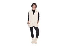 Faux Sheepskin Fur Gilet (Natural) -Cozy Home Shop FC Sheepskin Socks 8 7us8 ju