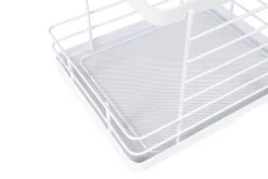 Stackable Pannier Wire Basket (White) -Cozy Home Shop FC Stackable Pannier Wire Basket White 10