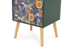 Printed Bedside Cabinet (sunflower) -Cozy Home Shop FC Sunflower Bedside Cabinet 10