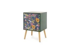 Printed Bedside Cabinet (sunflower) -Cozy Home Shop FC Sunflower Bedside Cabinet 2