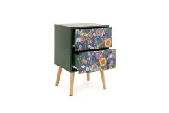 Printed Bedside Cabinet (sunflower) -Cozy Home Shop FC Sunflower Bedside Cabinet 4