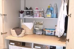 Stackable Pannier Wire Basket (White) -Cozy Home Shop FC Wire Baskets Utility Clay LF v2 cvgo 5y