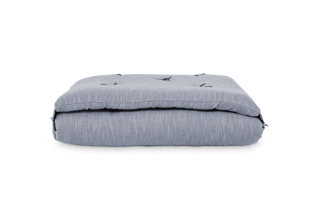 Zip Up Bed - Cornish Blue Coast Weave