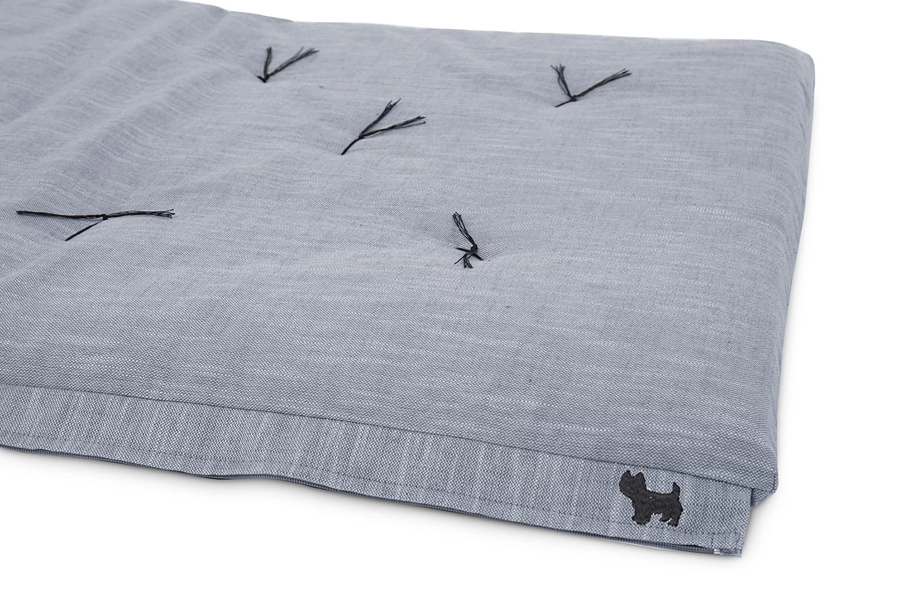 Zip Up Bed - Cornish Blue Coast Weave - Image 6