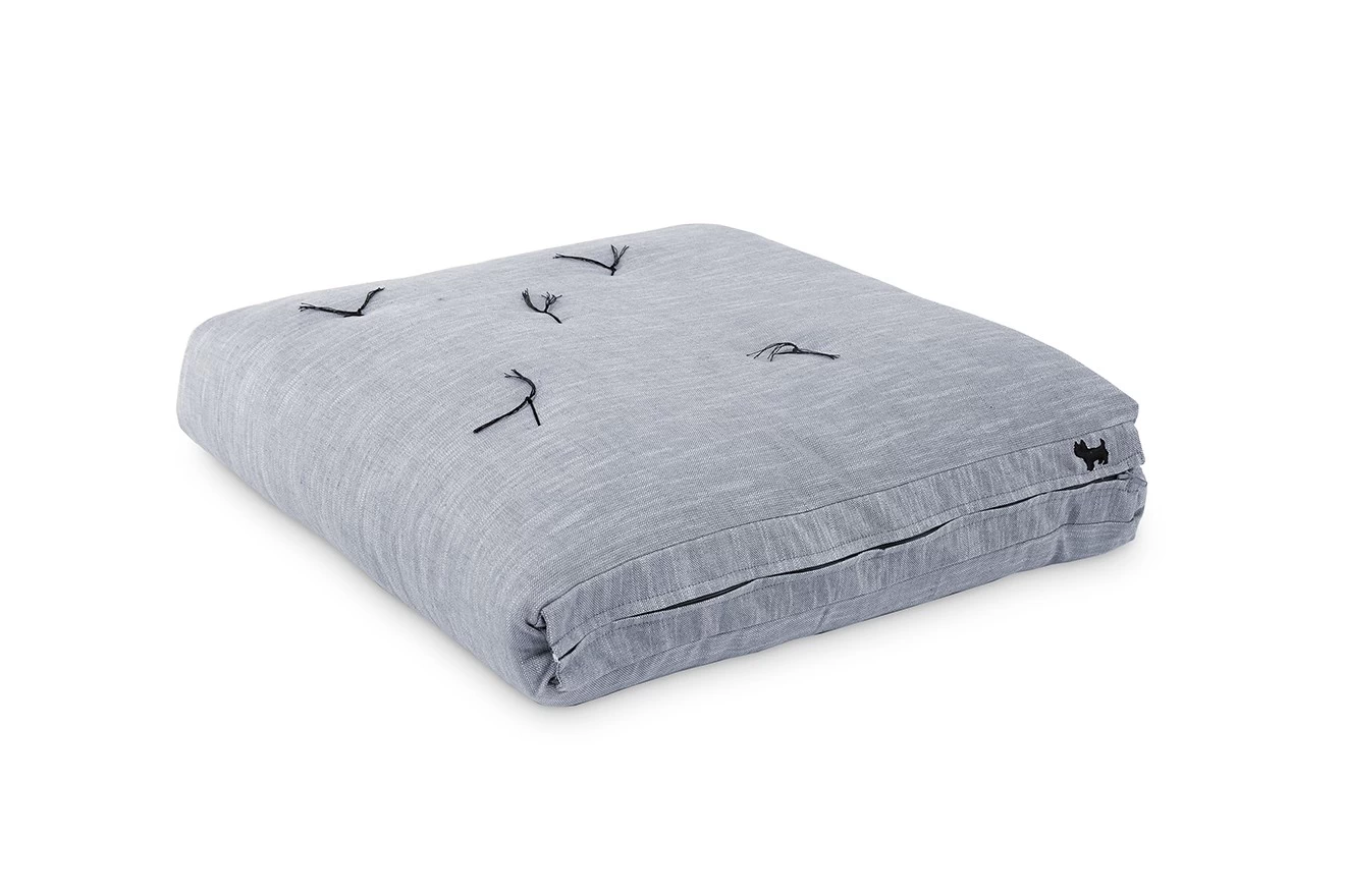 Zip Up Bed - Cornish Blue Coast Weave - Image 2