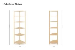 Folio Corner Shelves -Cozy Home Shop Folio Corner Shelves