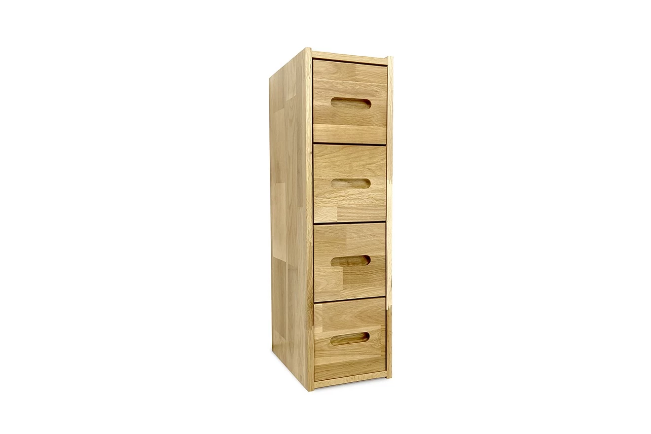 Oak Cubby Bedside Drawers 1 Oak Cubby Bedside Drawers