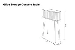 Glide Storage Console Table -Cozy Home Shop Glide storage table