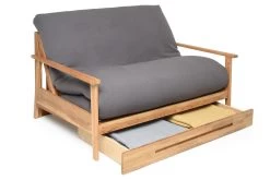 Haiku - 2 Seater Solid Oak Double Sofa Bed -Cozy Home Shop Haiku double oak 2020 01 31 4