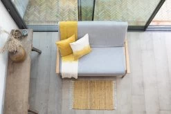 Haiku - 2 Seater Solid Oak Double Sofa Bed -Cozy Home Shop Haiku sofa bed top view