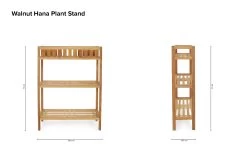 Walnut Hana Plant Stand -Cozy Home Shop Hana Plant