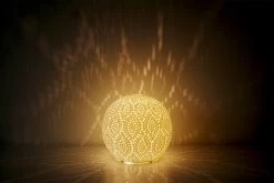 Round Kashmir Porcelain Lamp