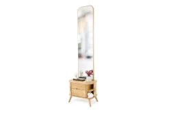 Oak Tall Tambour Mirror 20 Oak Tall Tambour Mirror -Cozy Home Shop IMGP2787 min