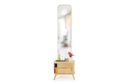 Oak Tall Tambour Mirror 23 Oak Tall Tambour Mirror -Cozy Home Shop IMGP2796 min