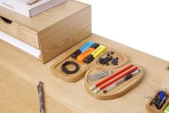 Oak Elle Desk Top Dish -Cozy Home Shop IMGP3655 min mlgy j0