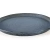 Ripple Brunch Plate (Dark Blue)