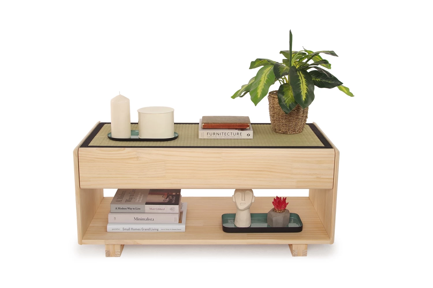 Pine Igusa TV Table 6 Pine Igusa TV Table - Image 6