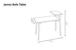 James Sofa Table 8 James Sofa Table -Cozy Home Shop James sofa table