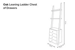 Oak Leaning Ladder Chest Of Drawers -Cozy Home Shop Ladder Chest of Drawers 4ix5 3e