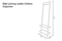 Leaning Ladder Clothes Organiser -Cozy Home Shop Ladder Clothes Organiser 2emr im