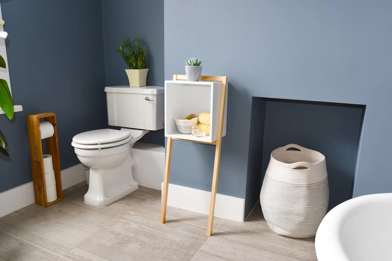 Leaning Biblo Cabinet (White) 3 Leaning Biblo Cabinet (White) - Image 3