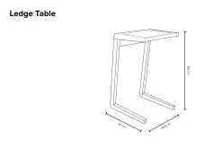 Ledge Table (birch) -Cozy Home Shop Ledge table htaj td