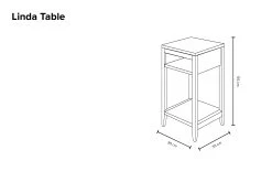 Linda Table 9 Linda Table -Cozy Home Shop Linda table