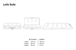 Lofa Sofa - Shima Weave -Cozy Home Shop Lofa sofa ol9t io