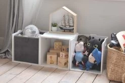 Stacking Cube -Cozy Home Shop MDF stacking cubes row of three