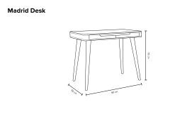 Madrid Desk 18 Madrid Desk -Cozy Home Shop Madrid desk