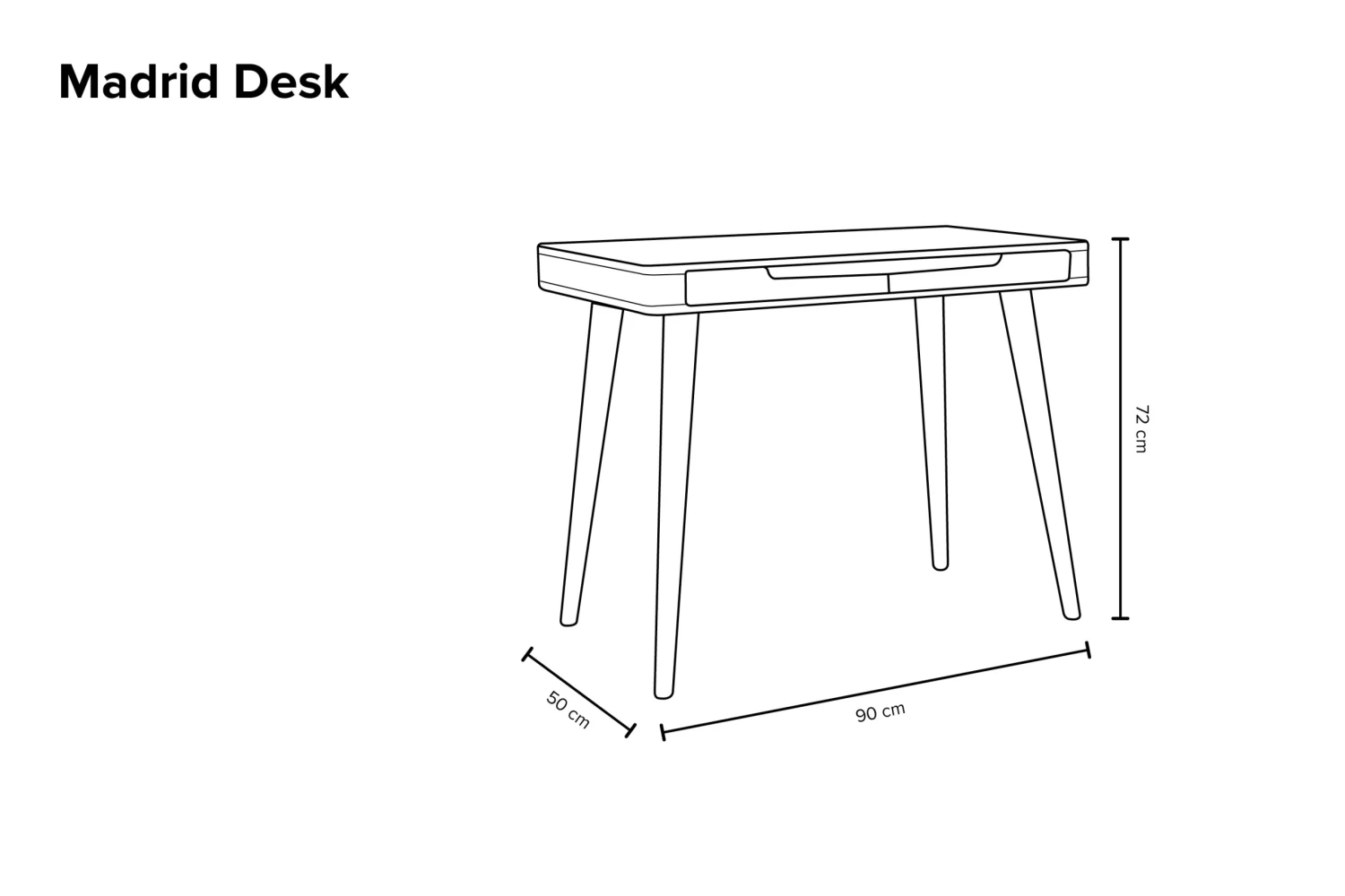 Madrid Desk 8 Madrid Desk - Image 8