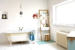 Bamboo & MDF Leaning Ladder Mini Dressing Table -Cozy Home Shop Mini dresser 2019 05 22